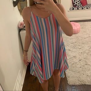 Jadelynn Brooke striped dress